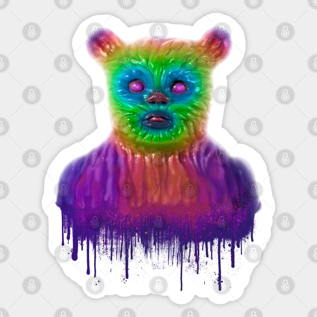 Rainbow Bear Sticker by BeeryMethod